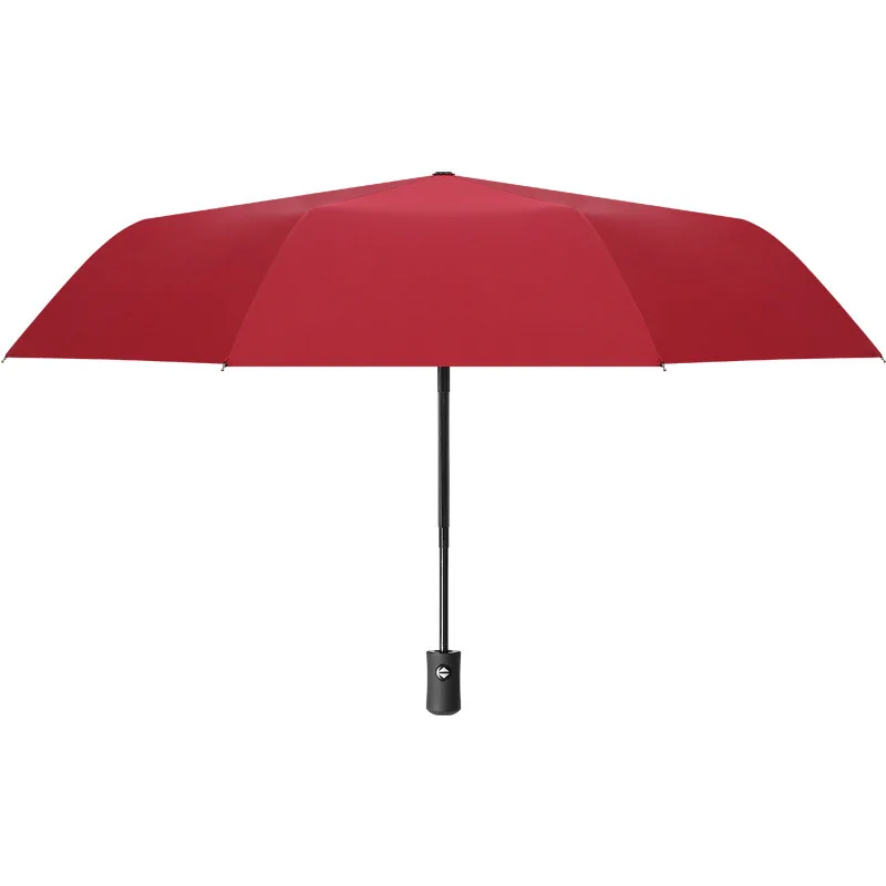 

Fully Automatic Solar Lady Umbrella Three-foldding Sunny Rainy Black Coating Sun UV Protection Umbrella Female