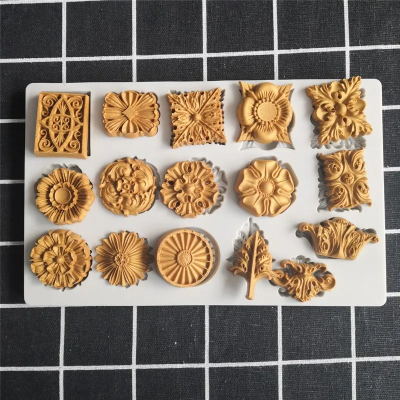 Силиконовая Форма Sugarcraft в форме цветка печенье шоколадная форма инструмент для