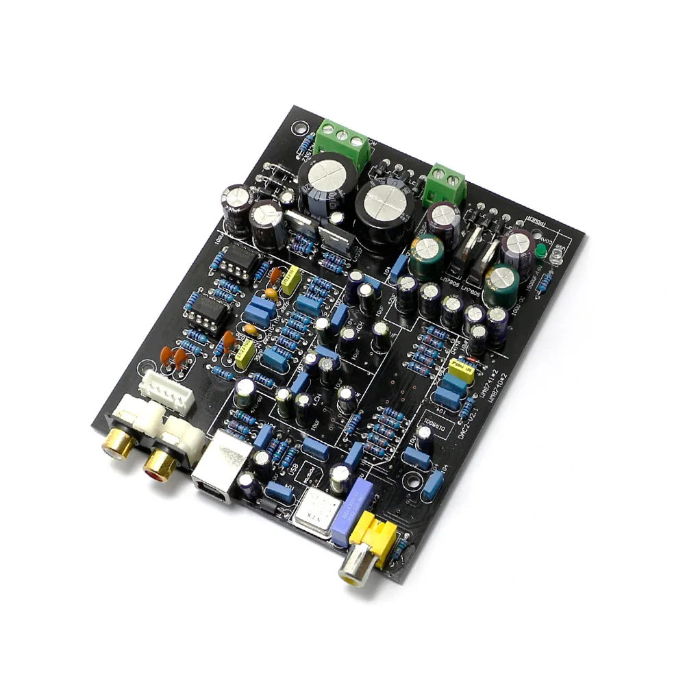 Коаксиальный двойной WM8740 DAC USB декодер доска M8741 высокое качество