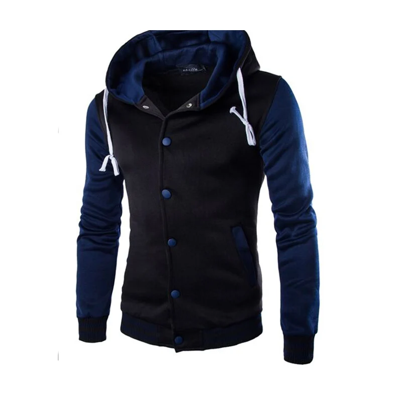 Мужской Топ с длинным рукавом кардиган пуловер толстовка толстовки мужская
