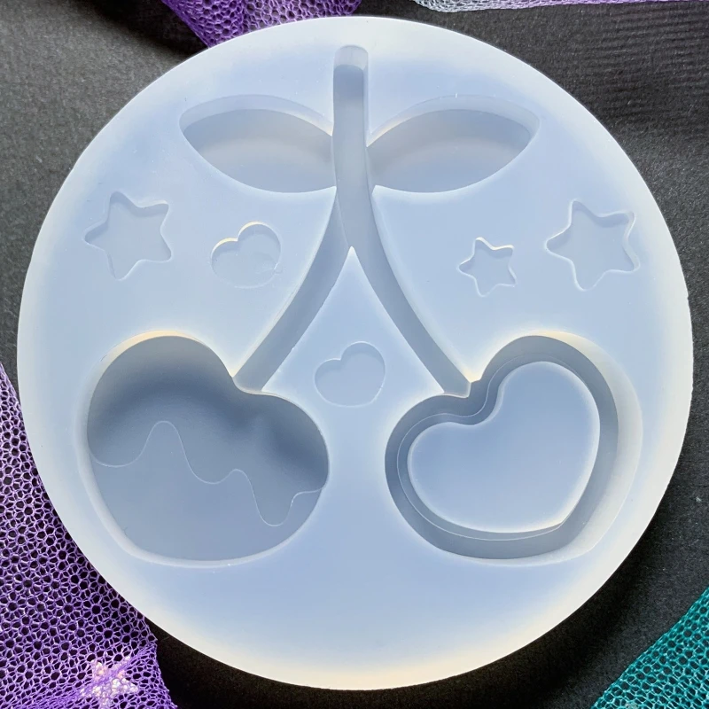 

Shiny Glossy Jam Candy Series Keychain Silicone Epoxy Resin Mold DIY Keychain Pendant Jewelry for Bag Decorations Craft