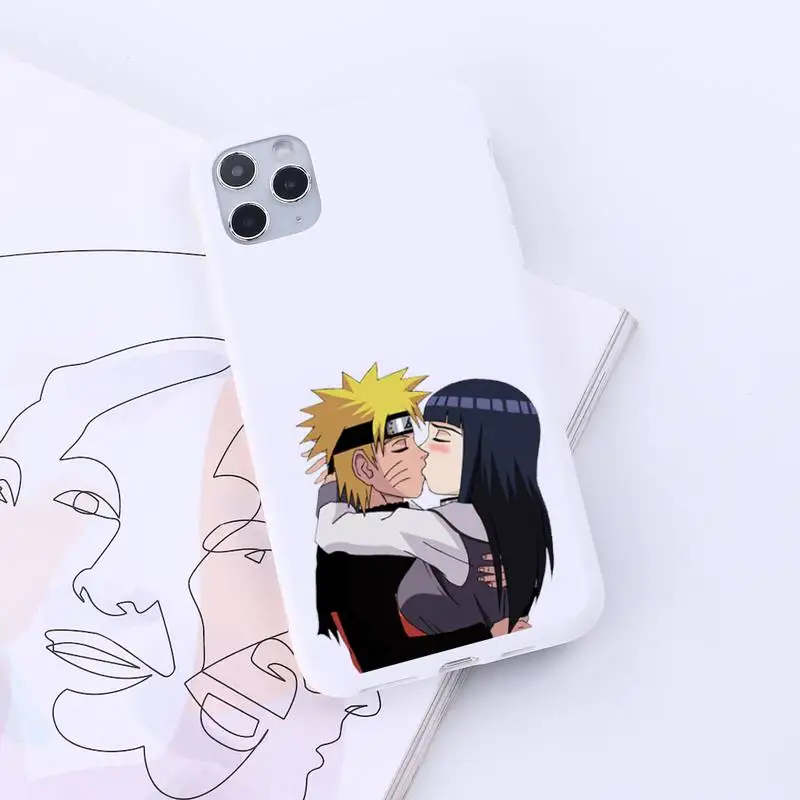 

Hyuga Hinata Naruto Phone Case Candy Color for iPhone 6 7 8 11 12 s mini pro X XS XR MAX Plus
