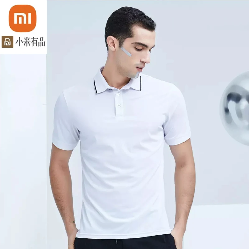 

Рубашка-поло xiaomi youpin, дышащая, с коротким рукавом, 3 цвета