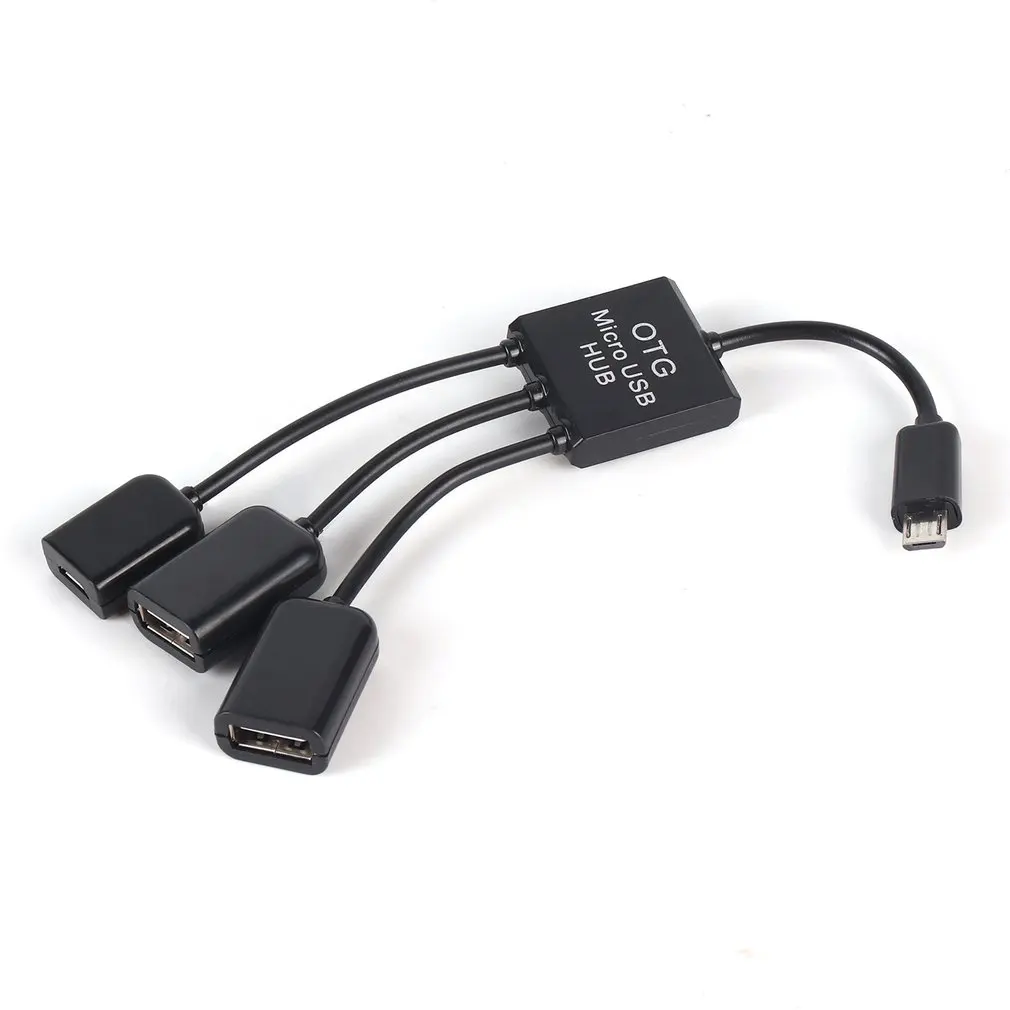 

OTG 3/4 Port Micro USB Power Charging Hub Cable Spliter Connector Adapter For Smartphone Computer Tablet PC Data Wire