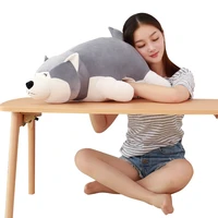 75cm sleeping animal shaped long plush pillow soft stuffed animals plush cushion and blanket two in one home deco