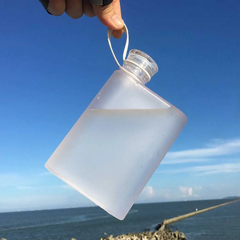 А6 А5 бумажная бутылка для воды без бисфенола пластиковая плоская фляга для воды дорожная плоская бутылка портативная Спортивная подставка для ноутбука бутылки для напитков фляга