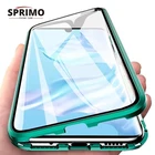 Магнитный металлический двухсторонний стеклянный чехол для телефона Huawei Honor P40 P30 P20 30 20 9X 8X Pro Lite Mate 30 20 Pro Lite