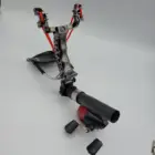 Набор инструментов для охоты на открытом воздухе Рогатка стреляющая Рыба рыболовные снасти Катушка и Резиновая лента стрельба Тактические Игры Дартс катапульта лук