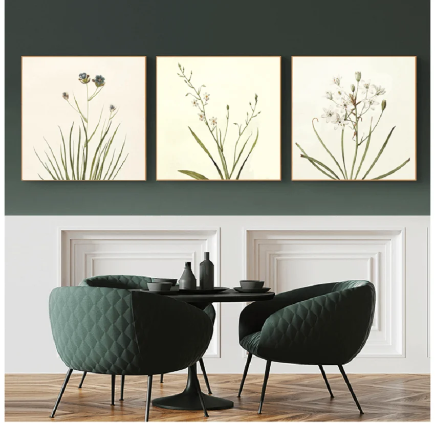 

Plants and Flowers Living Room Decoration Paintings Bedroom Posters Decorative Canvas Paintings Posters Home Decorations Nordic