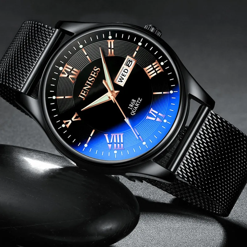

Reloj Hombre Top Brand Military Watches Men Fashion Casual Steel Mesh Strap Sport Quartz Wristwatch Male Clock Relogio Masculino