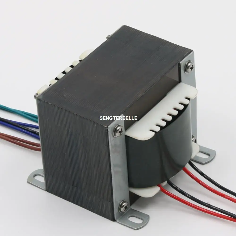 1PC 130VA Audio PSU Transformer 0-250V 0-6.3V 3.15V-0-3.15V For EL84 /6V6 Tube Amplifier