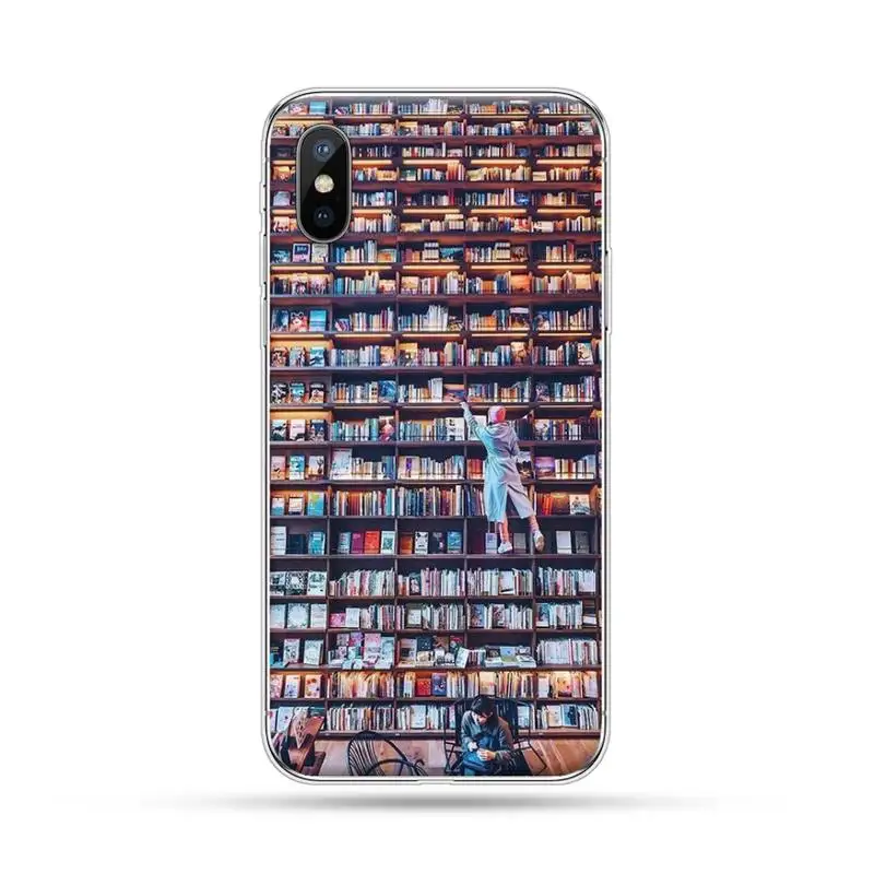 

Bookcase library art shelf book Phone Case For iphone 12 mini 5 5s 5c se 6 6s 7 8 plus x xs xr 11 pro max