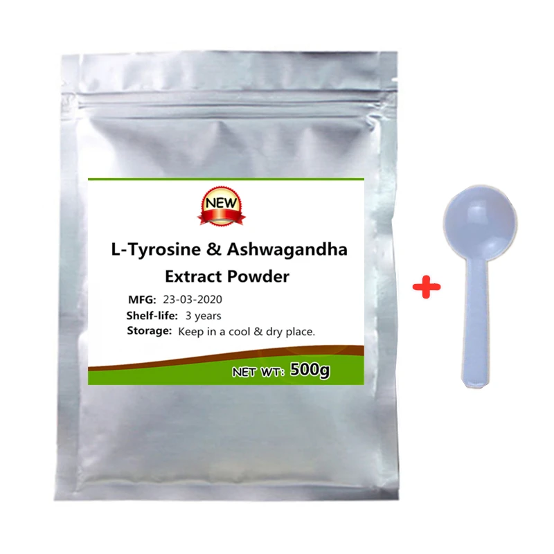 Мощная поддержка надпочек и кортизол L-тирозин + порошок Ashwagandha баланс уровня