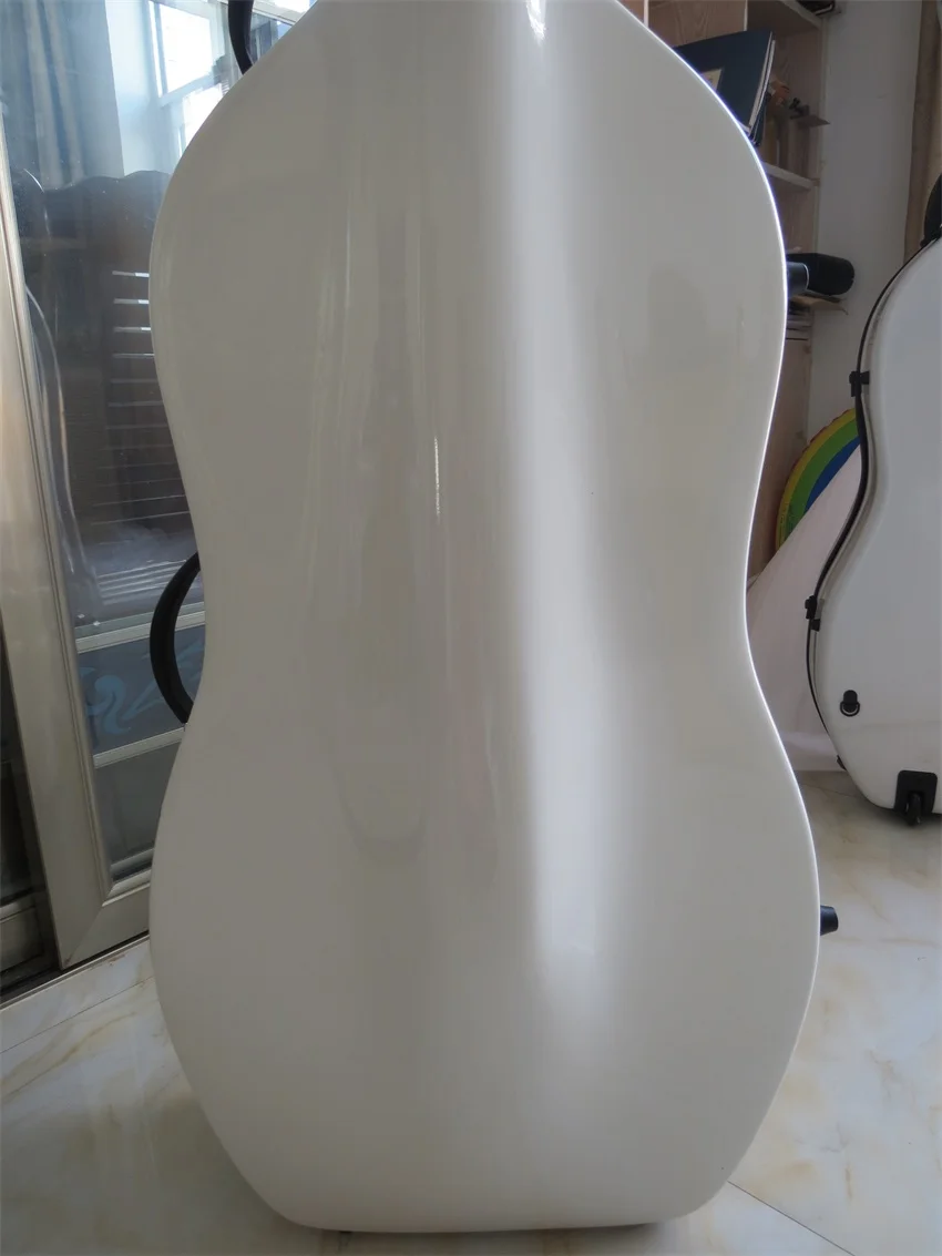 Отличный 4/4 белый Стекловолоконный Виолончель Жесткий Чехол w/wheells|Виолончель| |