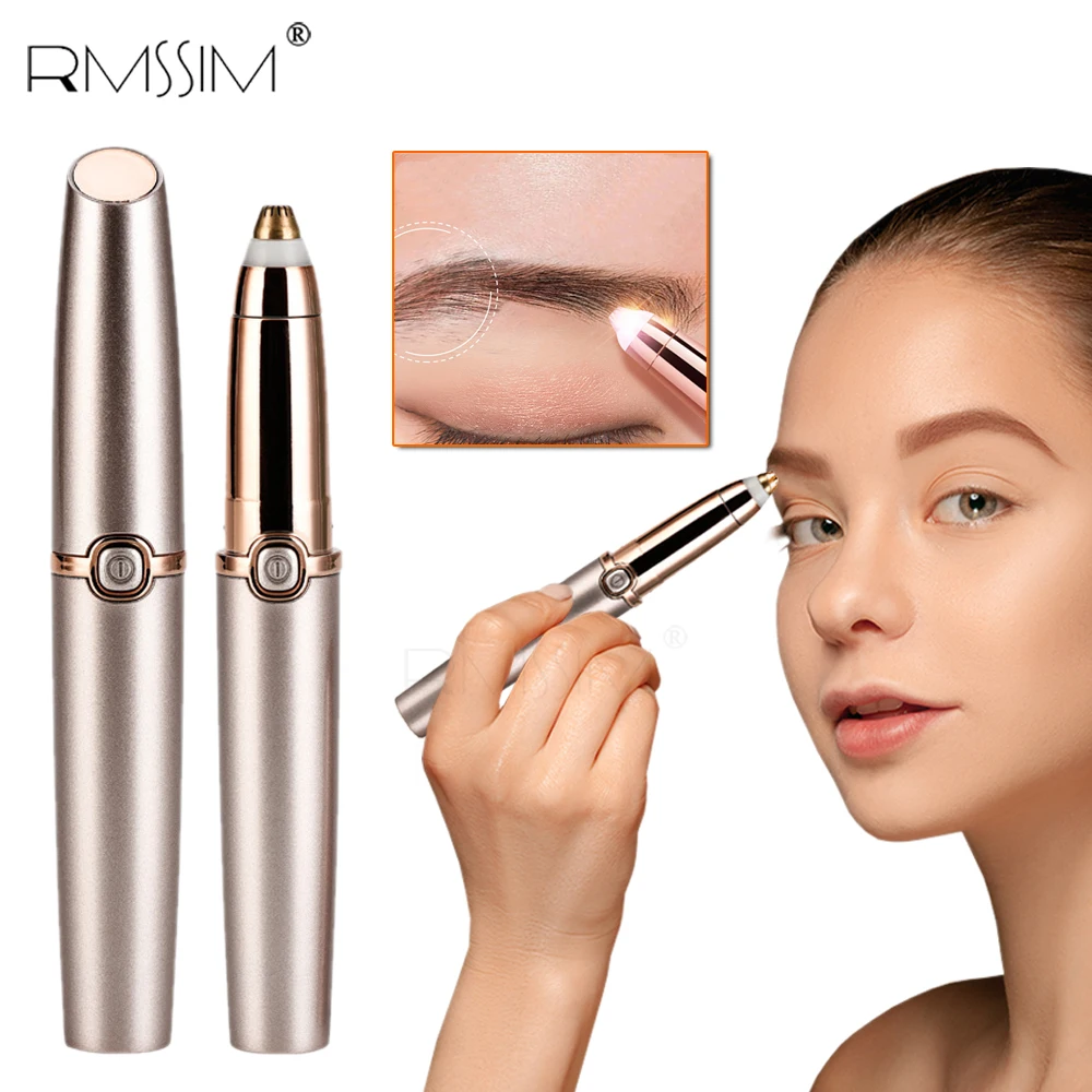 

Eyebrow Trimmer Epilators Lipstick Brows Pen Hair Remover Epilator Shaver Razor Instant Painless Eyebrow Razor Epilator Portable