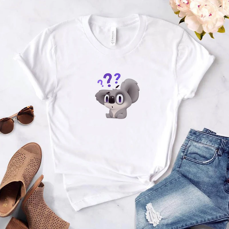 

Fox T-shirts Women Short Sleeve Women's Tee Shirt Summer Tshirt Women-clothing White T-shirt Tops With Sleeves 2021 Woman Tees