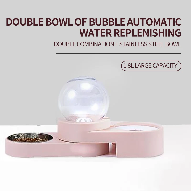 Л новые Пузырьковые миски для питомцев пищевая автоматическая кормушка фонтан