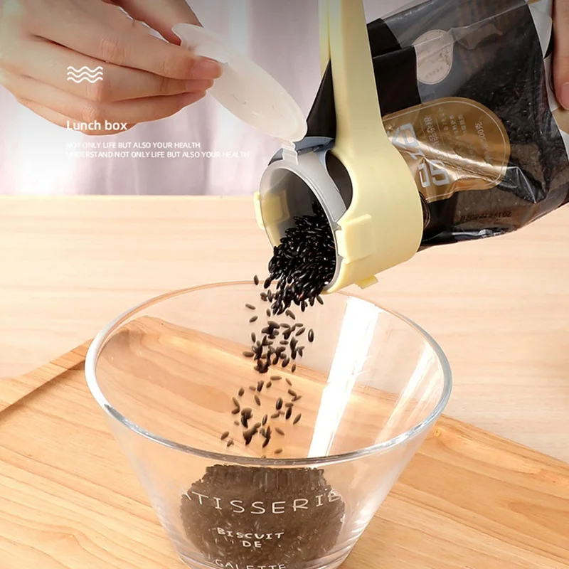 

1pcs Multifunctional Sealing Clip Food Preservation Bag Cap Kitchen Storage Preserve Sealing Bag Cap Household Cocina Accesorio