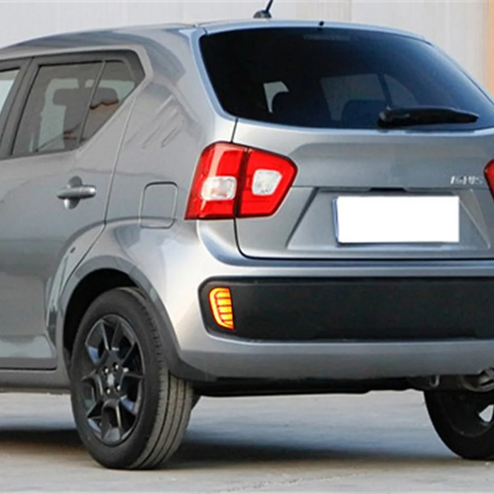 2 шт. для Suzuki Ignis 2016 2017 2018 2019 светодиодные задние тормозные огни бампер отражатели
