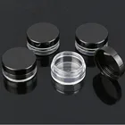 Маленькие круглые банки для бутылок, 1000 прозрачных пластиковых контейнеров, 3 мл5 мл, M0654X, хранение для принадлежностей для дизайна ногтей шт.