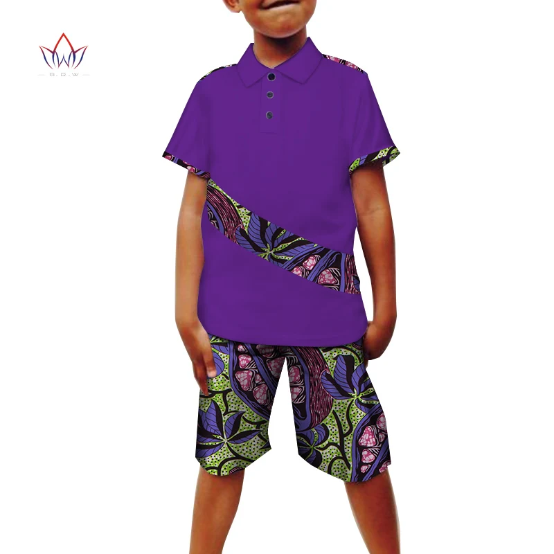 2017 Африканский Костюмы 2 предмета Дашики традиционные Весна Одежда для мальчиков