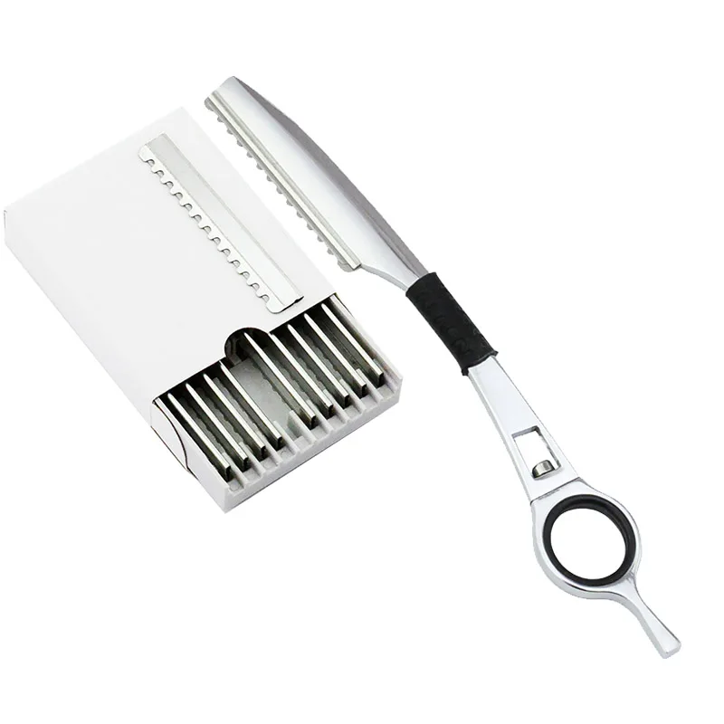 

univinlions thinning razor blade straight salon hairdressing razor stick hair cutter rotary barber hair cutting knife thinner