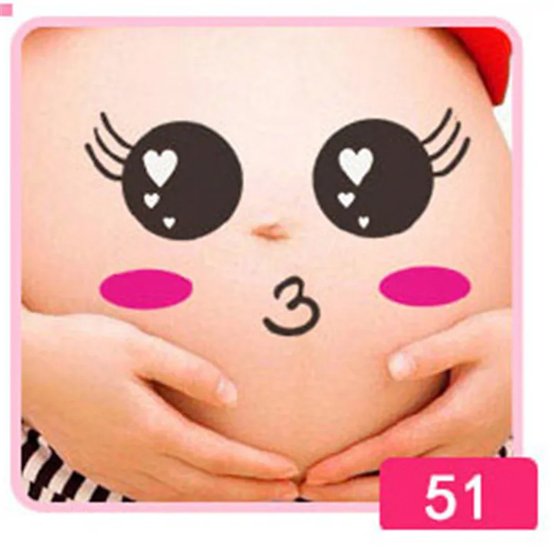 Временная тату-наклейка на живот для беременных женщин | Красота и здоровье