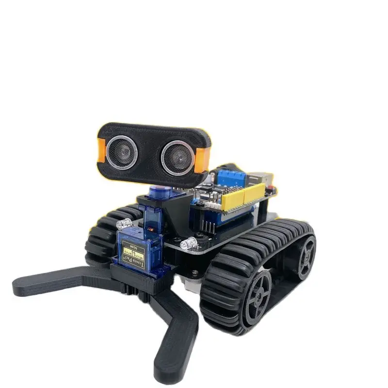 Интеллектуальное отслеживание гусеничного робота/Предотвращение препятствий