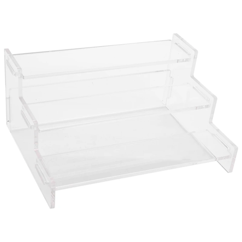 

3-уровневый акриловый Органайзер для макияжа, стеллаж для хранения игрушек, стеллаж для ювелирных изделий, стойка для детских игрушек, стелл...