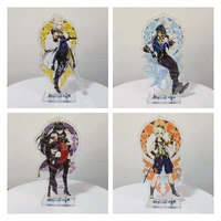 genshin impact vision anime figure acrylic stands model character ganyu keqing venti diluc zhongli albedo cosplay standing sign
