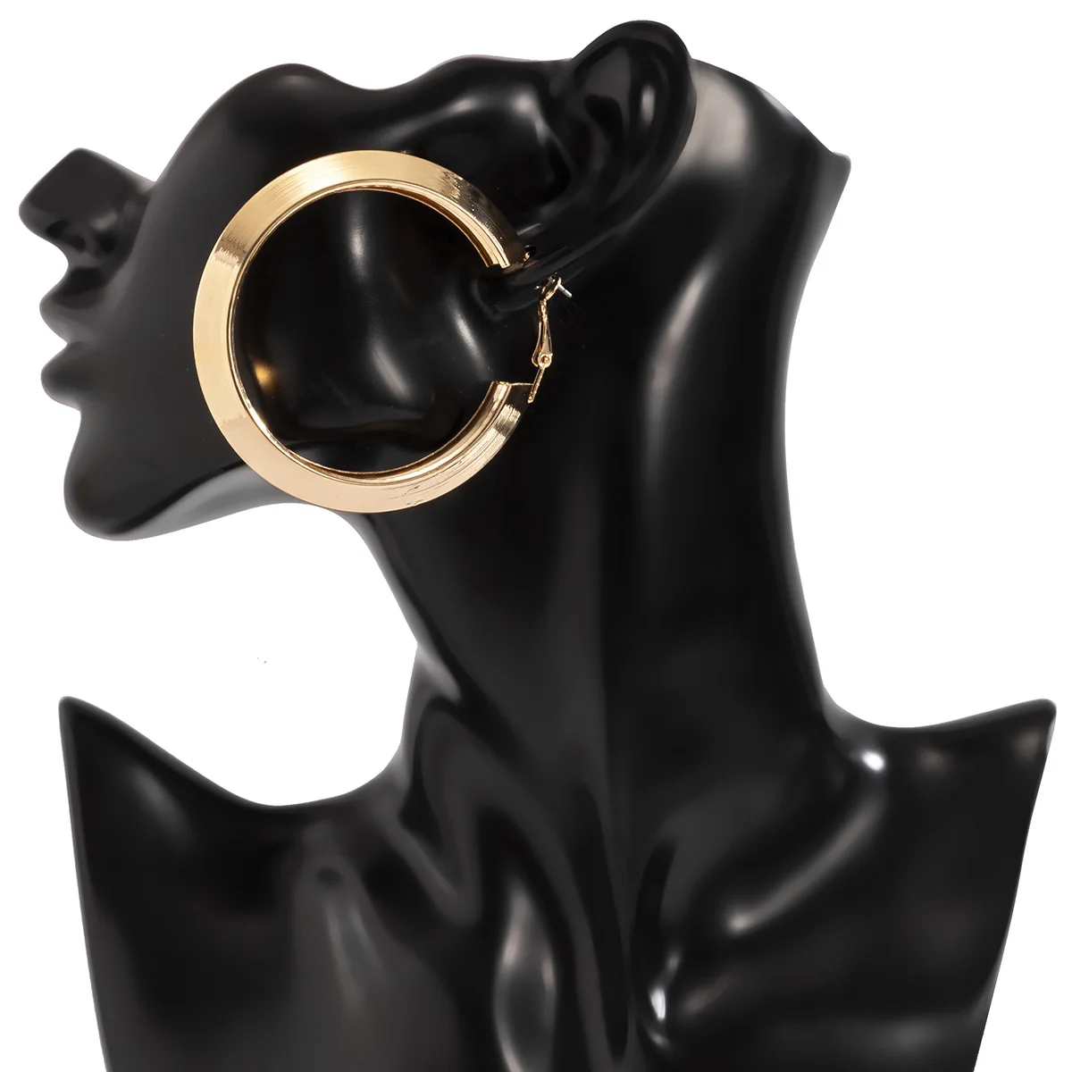 

Punk Rock Gold Color Hoop Earrings No Piercing Trendy Link Chain Earcuffs Statement Cartilage Earrings for Women Party Jewelry