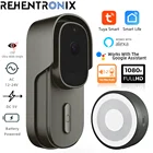Звонок дверной беспроводной с Wi-Fi и аккумулятором, 1080P, 2 МП