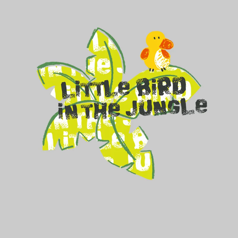 Нашивки с мультяшными листьями и утятами термонаклейки на одежду для детей