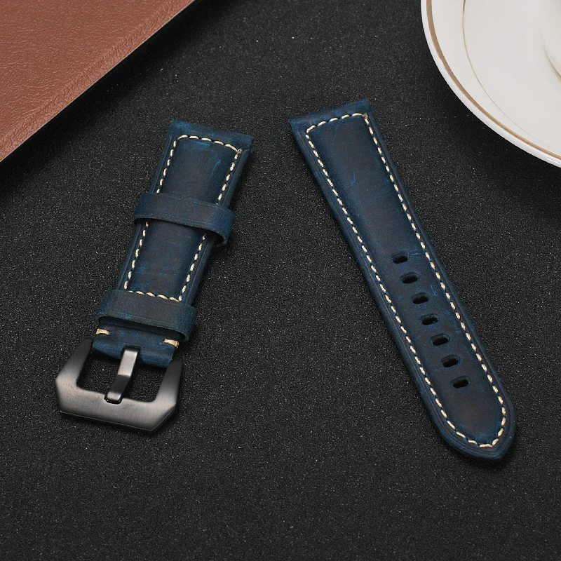 Ремешок из натуральной кожи для наручных часов HUAWEI GT2 22 мм браслет Samsung Gear