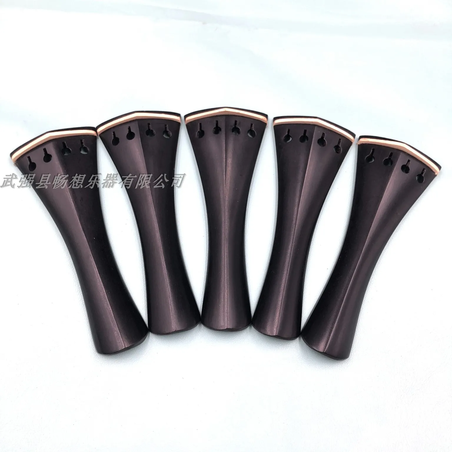 

Viola part, 2pcs ebony viola tailpieces 4/4,beautiful decorate