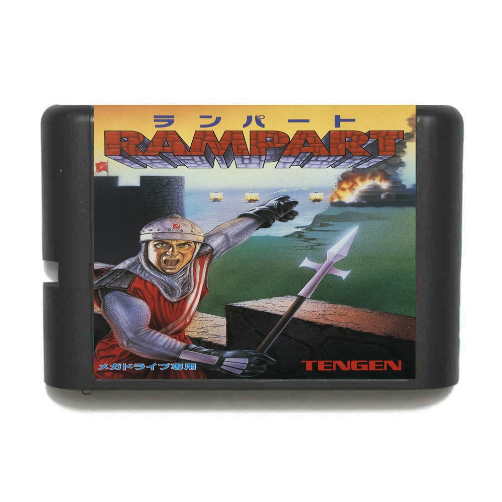 Rampart 16 bit MD игровая карта для Sega Mega Drive Genesis|Картриджи| |