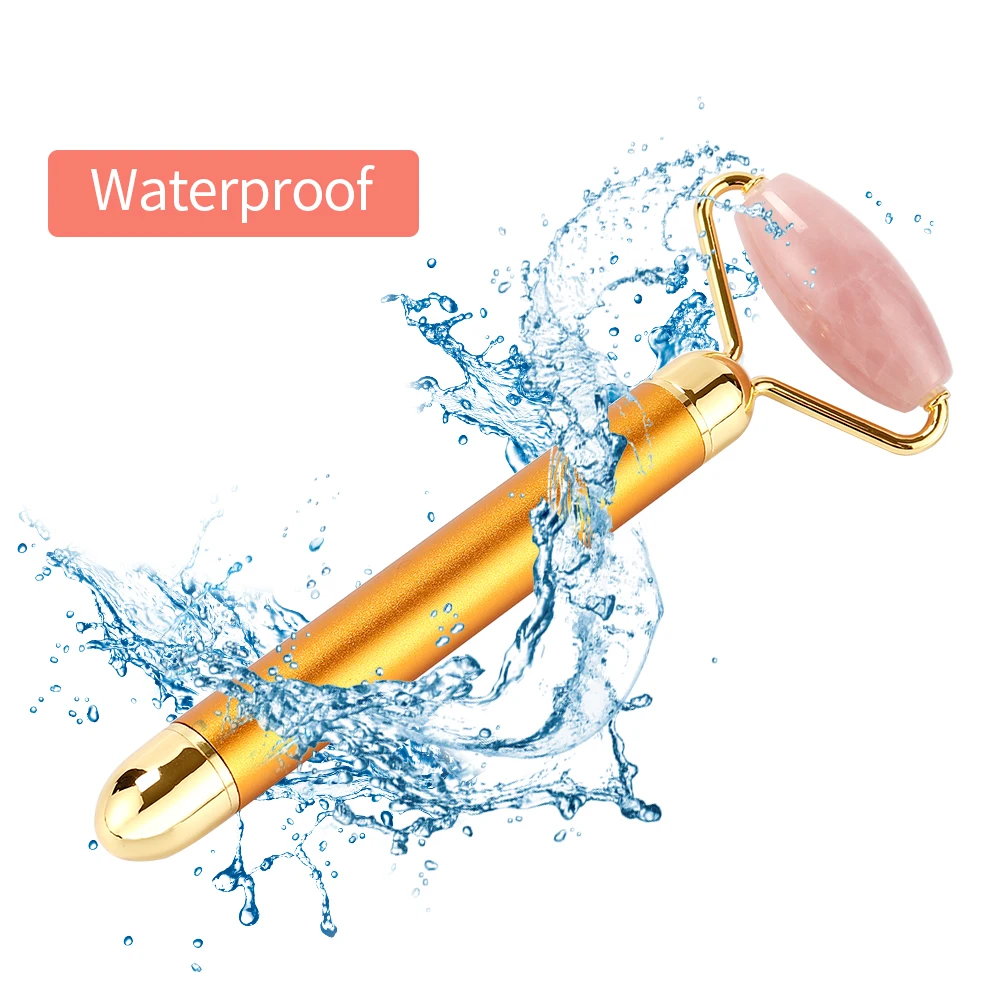 Электрический Роза кварцевый ролик уход за кожей лица для похудения Массажер