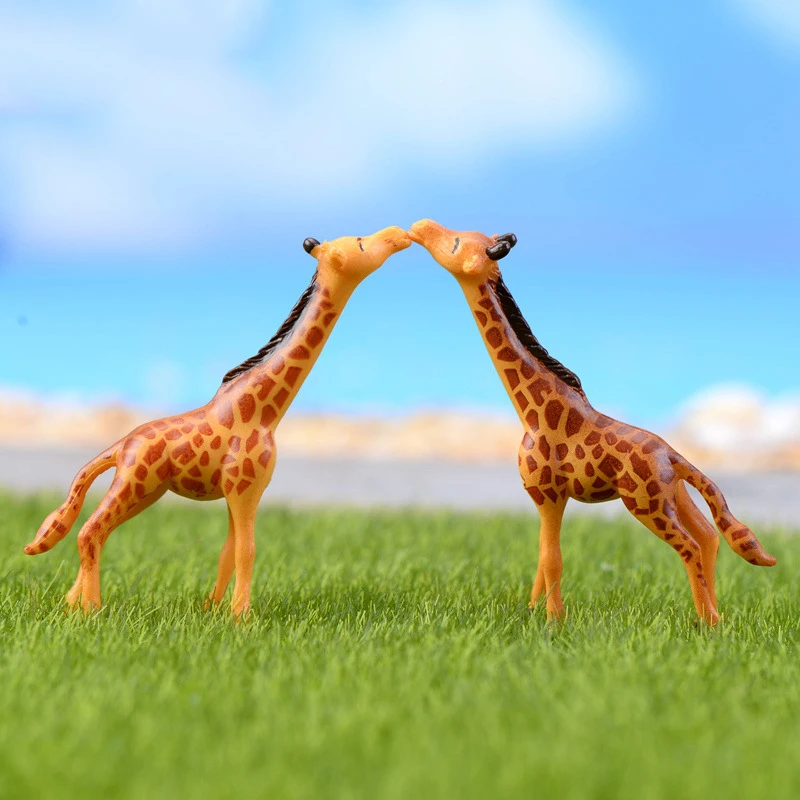 Современный мини Жираф для мамы и ребенка 2 шт. украшение дома аксессуары