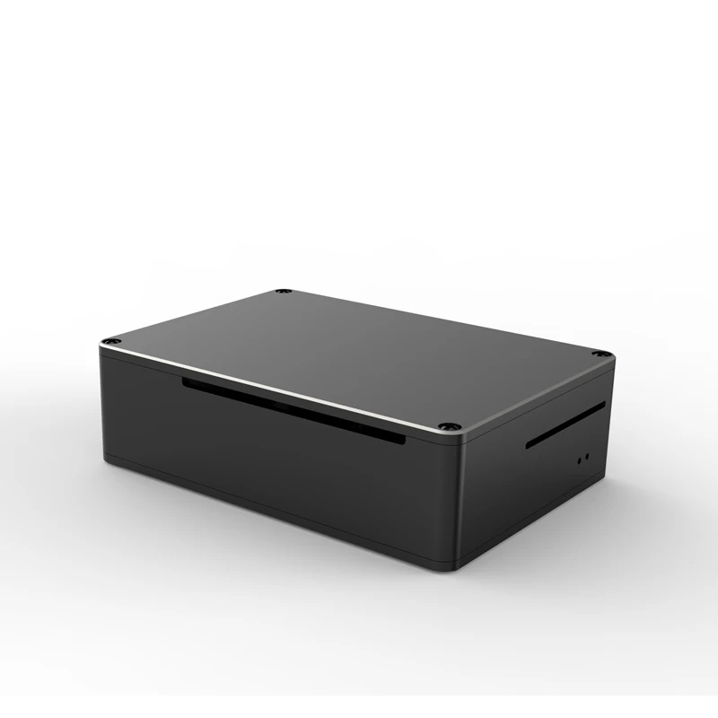 Корпус для Raspberry Pi 4 Model B с двумя вентиляторами чехол из алюминиевого сплава ЧПУ