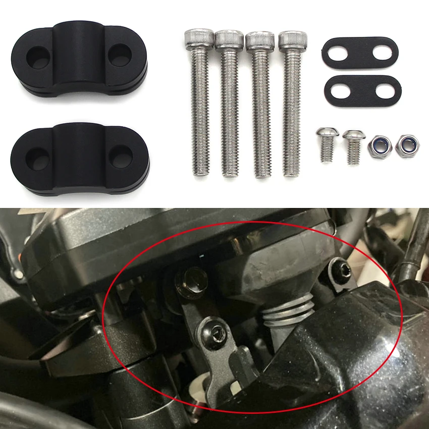 

Motorcycle Handlebar Riser Bar Mount Handle 6061 T6 aluminum For Kawasaki ZR900 Z900 ZR 900 2020 High Quality Spare Parts