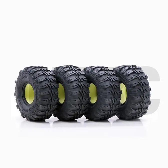 

2/4pcs 1.9" Very Soft Wheel Tire Rubber Wheel Tire Cover (118mm) For 1:10 Rc Tracked Axial Scx10 90046 D90 D110 Rc4wd Yikong