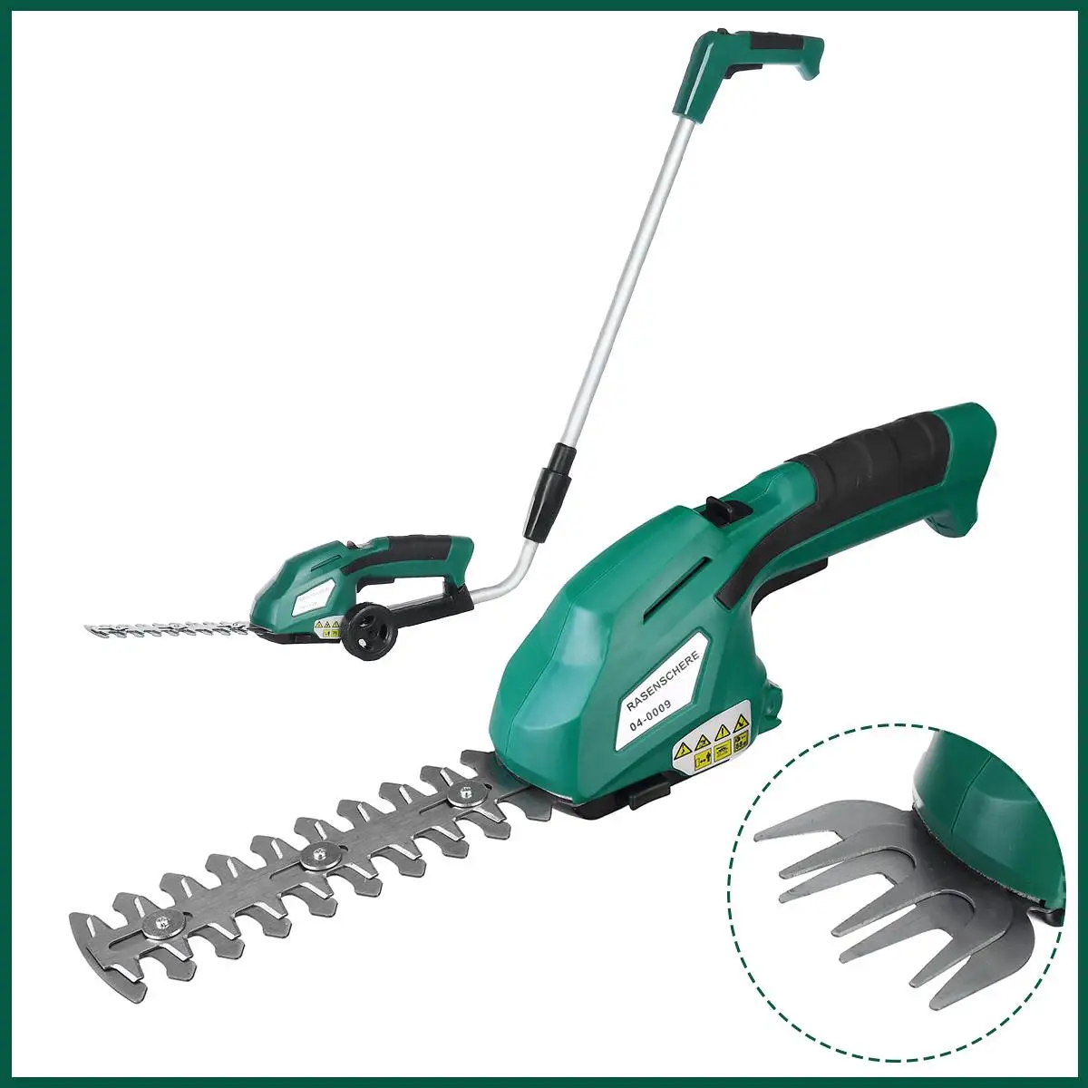 

3 in 1 7.2V Cordless Electric Trimmer Fence Scissors Weeder Pruning Shears Rechargeable Hedge Trimmer Gardening Tools