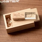 Usb флеш-накопитель JASTER, деревянный, 4 ГБ, 8 ГБ, 16 ГБ, 32 ГБ, 64 ГБ
