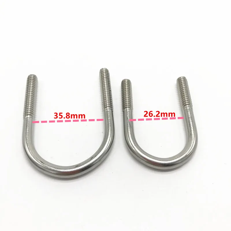 U болт для мотоцикла велосипеда на руль с креплением рельс основание 1 дюймовым