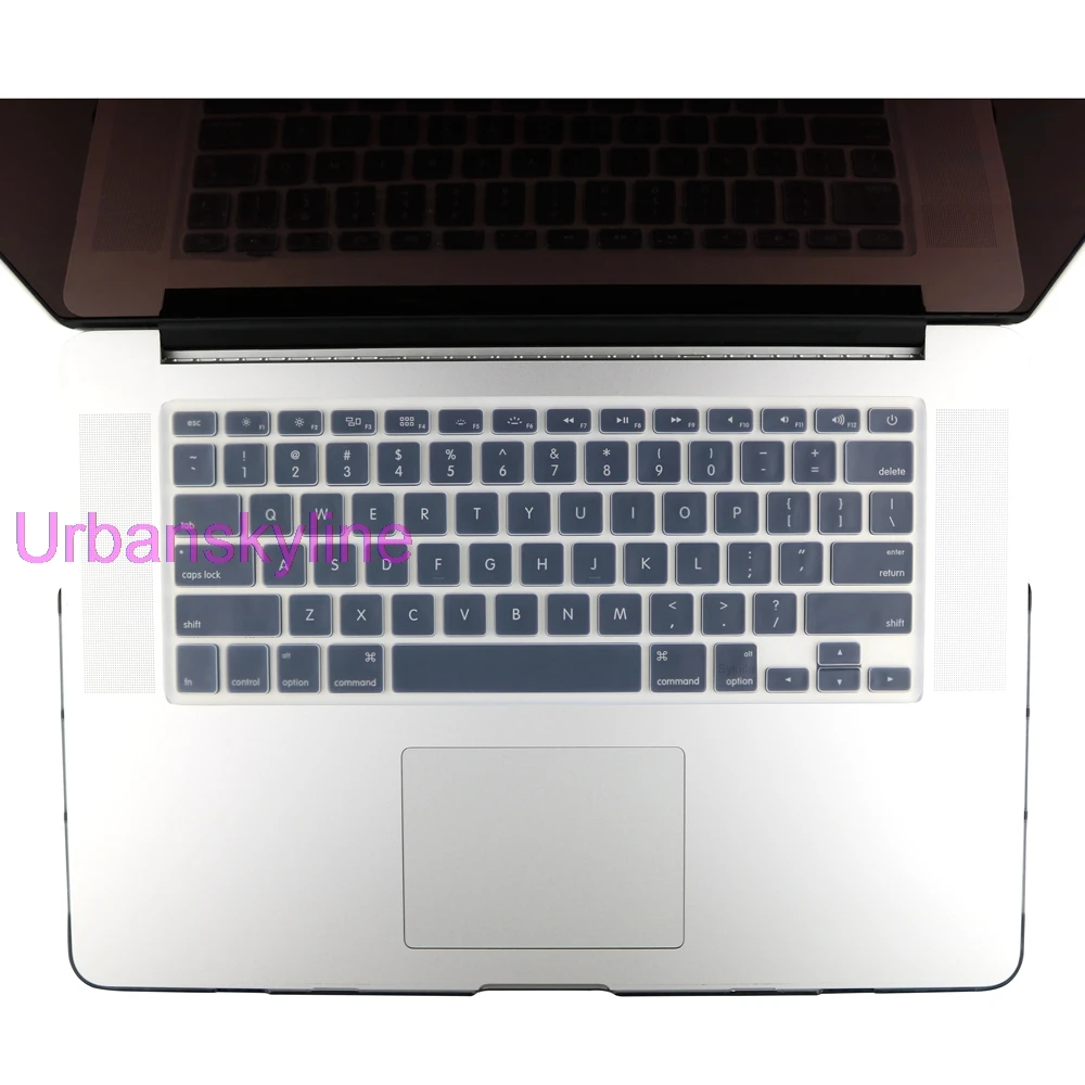 Силиконовый чехол для клавиатуры Macbook Pro прозрачный из ТПУ 13 15 16 17 Touch Bar ID Air 12 11 Retina
