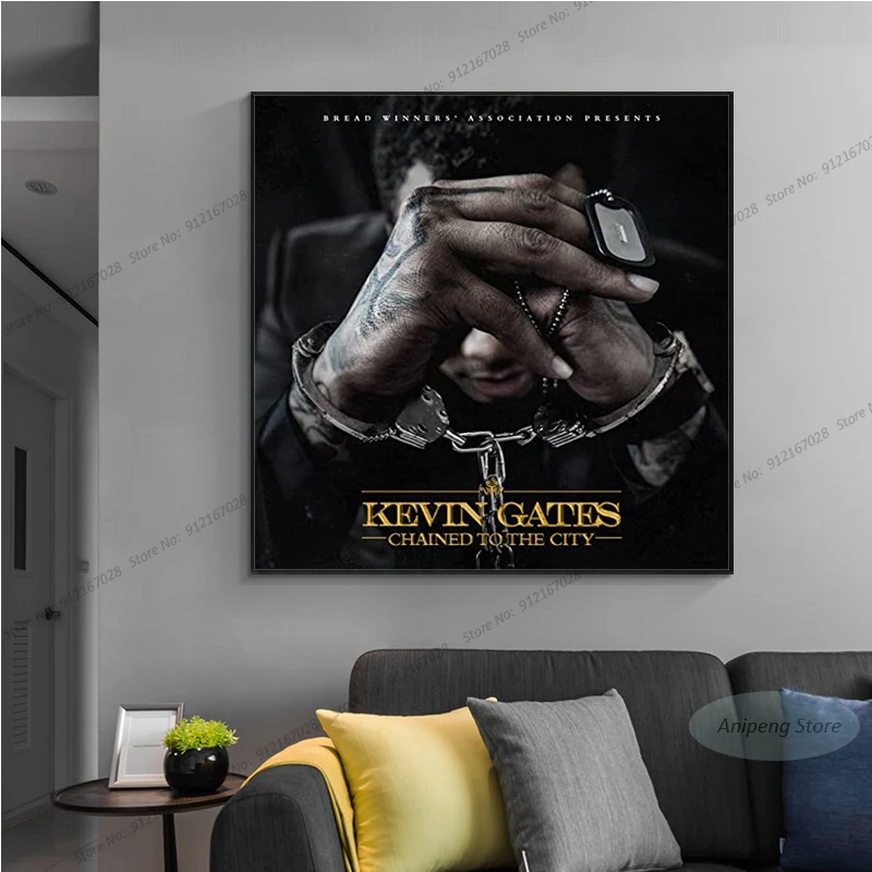 A346 Холст Картина маслом Кевин Гейтс постер исала музыкальный альбом и принты