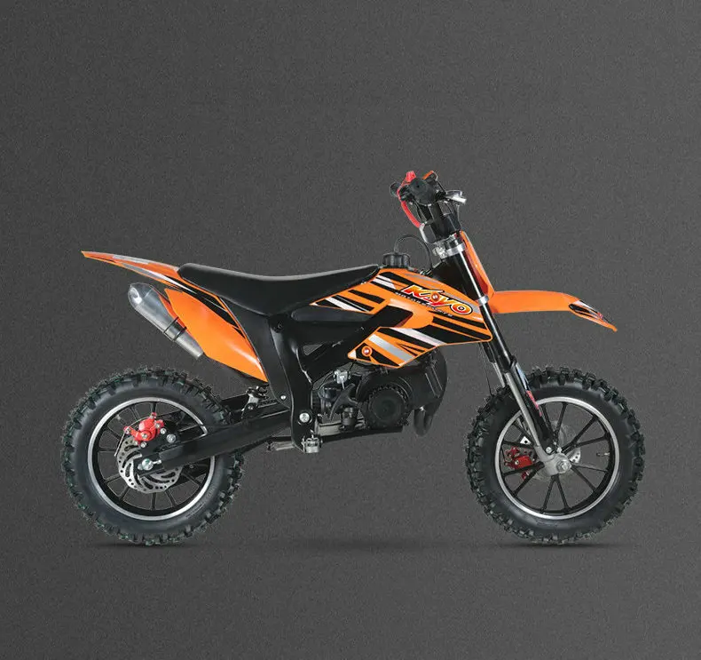 50CC одноцилиндровый двухтактный высококачественный детский внедорожный мотоцикл с алюминиевым ободком, большой передвижной локомотив