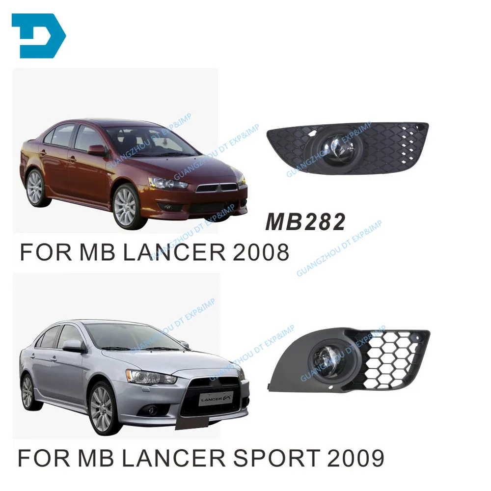 Lancer ex противотуманная фара с лампочкой lancer gt Полный комплект противотуманных фар с ламповым проводом и переключателем 2007