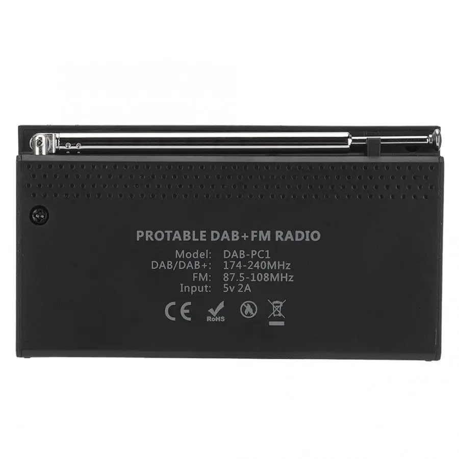 Портативный DAB + FM Bluetooth 4 2 радио приемник программа фотографии в реальном времени