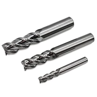 roughing end mill for aluminium hrc55 3 flutes carbide milling cutter aluminum cutting tools 1 20mm rough cutting